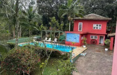 Chácara com 7 dormitórios à venda, 4205 m² por r$ 3.360.000,00 - vila balneária - são bernardo do campo/sp