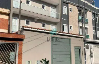 Cobertura com 3 dormitórios à venda, 76 m² por r$ 600.000,00 - vila camilópolis - santo andré/sp
