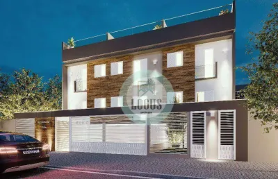 Cobertura com 2 dormitórios à venda, 75 m² a partir de r$ 419.000 - vila eldízia - santo andré/sp