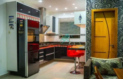 Cobertura com 2 dormitórios à venda, 101 m² por r$ 675.000,00 - vila assunção - santo andré/sp