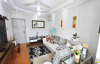 Apartamento impecável bem distribuído com 85m² composto 2 dormitórios, à venda por r$ 350.000 - taboão,