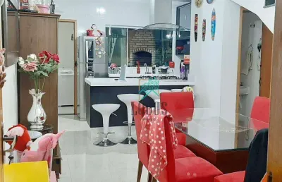 Sobrado impecável bem distribuído com 96m² composto por 2 dormitórios sendo 2 suítes, à venda por r$ 530.000 - vila clarice, santo andré/sp