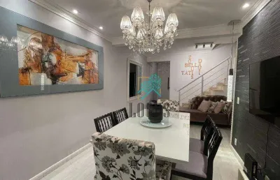 Cobertura com 4 dormitórios à venda, 194 m² por r$ 849.000,00 - baeta neves - são bernardo do campo/sp