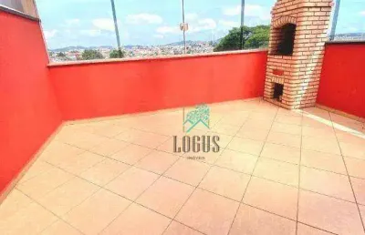 Cobertura com 2 dormitórios à venda, 74 m² por r$ 365.000,00 - jardim cristiane - santo andré/sp
