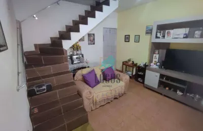 Sobrado com ótima disposição com 170m² de área construída, composto por 4 dormitórios sendo 1 suíte, à venda por r$ 450.000 - dos casas, sbc/sp