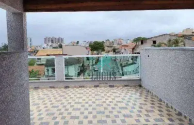 Cobertura com 2 dormitórios à venda, 120 m² por r$ 580.000,00 - vila mazzei - santo andré/sp