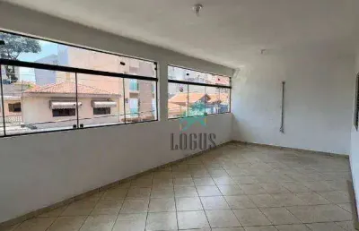 Salão para alugar, 155 m² por r$ 4.800,00/mês - vila leopoldina - santo andré/sp