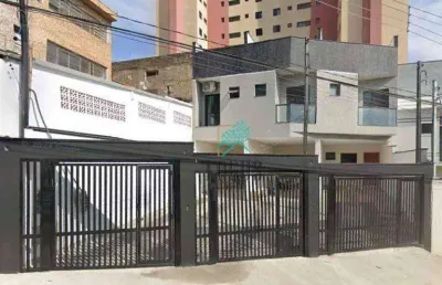 Sobrado novo, com ótima disposição de 153m² composto por 3 quartos sendo 1 suíte, à venda por r$ 950.000 - vila curuçá, santo andré/sp