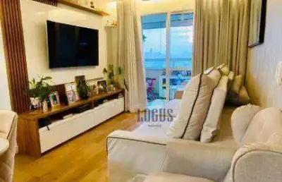 Apartamento com 3 dormitórios à venda, 80 m² por r$ 840.000 - vila floresta - santo andré/sp