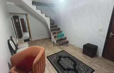 Sobrado com 148m² composto por 2 dormitórios um com sacada, à venda por r$ 400.000 - ferrazópolis, sbc/sp