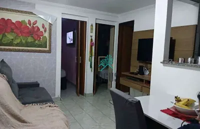 Apartamento bem distribuído com 48m² composto por 2 dormitórios, à venda por r$ 240.000 - santa terezinha, sbc/sp