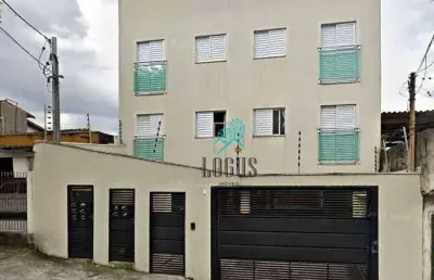 Cobertura com ótima disposição de 87m² bem distribuído, 2 quartos, à venda por r$ 350.000 - pq. joão ramalho - santo andré/sp