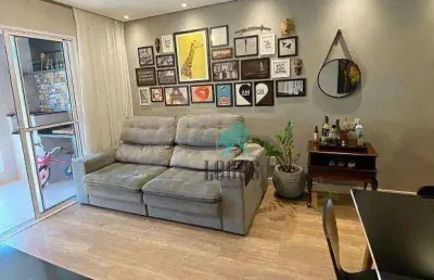 Apartamento no condomínio venturi residencial com 80m² composto 3 dormitórios com planejados 1 suíte, à venda por r$ 770.000 - centro, sbc/sp