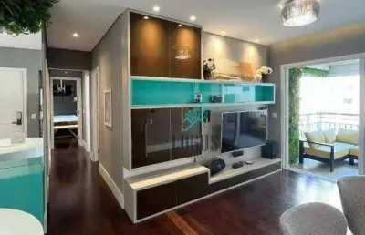 Apartamento condomínio movement city & life de 93m² com muito espaço, composto por 3 quartos sendo 2 suítes, à venda por r$ 880.000 - centro, sbc/sp