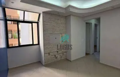 Apartamento com 2 dormitórios para alugar, 50 m² por r$ 2.224,25/mês - centro - são bernardo do campo/sp