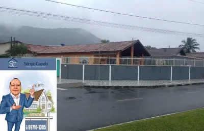 Linda casa frente mar aceita permuta por ap em santos ou guarujá