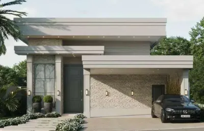 Vendo casa em condomínio florais da mata, com 199,07 de área const. várzea grande - mt