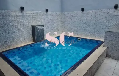 Refúgio moderno no coração de são vicente: conforto, lazer e sofisticação em 150 m²
