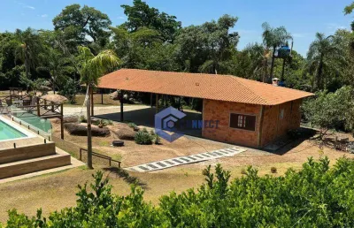 Sítio com 3 dormitórios à venda, 208000 m² por r$ 3.200.000,00 - jardim dos laranjais - indaiatuba/sp