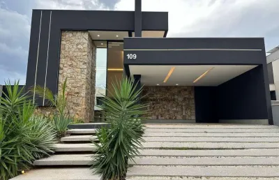 Casa em condomínio fechado com 4 quartos à venda na Avenida Abadia de Oliveira Lima, Alphaville Campo Grande, Campo Grande