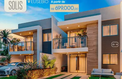 Casa em condomínio fechado com 4 quartos à venda na Avenida Cícero Sá, 209, Centro, Eusébio