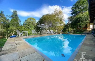 Casa com 5 dormitórios à venda, 284 m² por r$ 1.700.000,00 - parque do imbui - teresópolis/rj