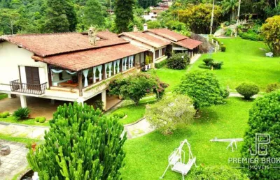 Casa à venda, 1500 m² por r$ 3.200.000,00 - cascata dos amores - teresópolis/rj
