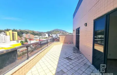 Cobertura à venda, 139 m² por r$ 840.000,00 - várzea - teresópolis/rj