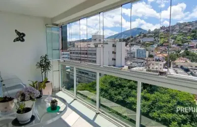 Apartamento à venda, 103 m² por r$ 545.000,00 - várzea - teresópolis/rj