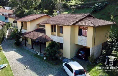 Casa à venda, 680 m² por r$ 2.900.000,00 - cascata dos amores - teresópolis/rj