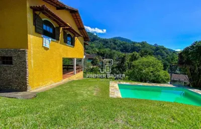 Casa à venda, 214 m² por r$ 1.200.000,00 - granja guarani - teresópolis/rj