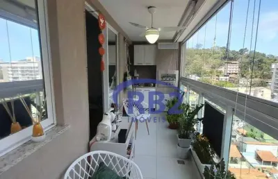 Apartamento com 3 dormitórios à venda, 80 m² por r$ 850.000,00 - santa rosa - niterói/rj