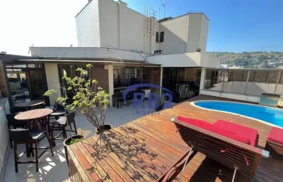 Cobertura duplex com 4 quartos sendo 2 suítes e 3 vagas
