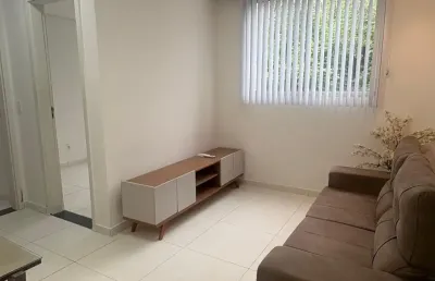 Apartamento 2/4 mobiliado no condomínio parque fonte das aguas