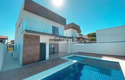 Sobrado novo com 3 dormitórios no residencial belize - itanhaém sp - litoral sul