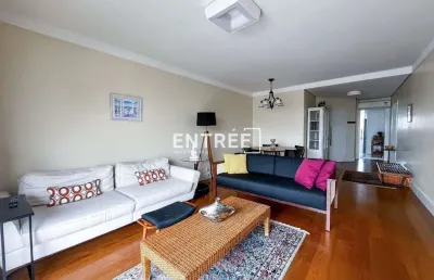 Apartamento mobiliado com 3 quartos (sendo 2 suítes) e 2 vagas - centro