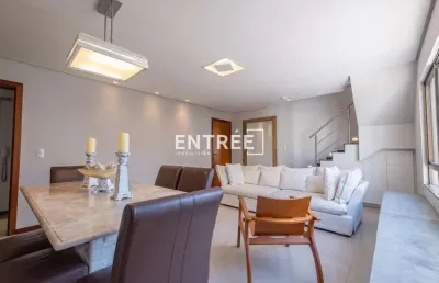 Cobertura 3 quartos (sendo 1 suíte) e 2 vagas com hb - centro