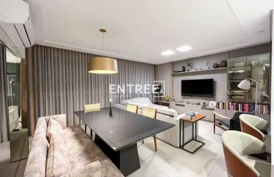 Apartamento novo 2 suítes e 2 vagas com hb - centro