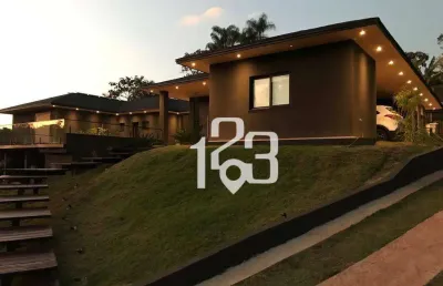 Casa com 3 dormitórios à venda, 350 m² por r$ 5.200.000,00 - condomínio jardim das palmeiras - bragança paulista/sp