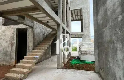 Casa em construção com 3 dormitórios à venda, 218 m² por r$ 800.000 - condomínio villa real de bragança - bragança paulista/sp