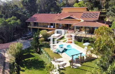 Casa com 5 dormitórios à venda, 598 m² por r$ 3.000.000 - pinhal - piracaia/sp