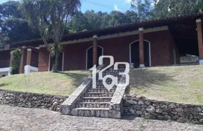 Chácara com 4 dormitórios para alugar, 6000 m² por r$ 3.300/mês - zona rural - pinhalzinho/sp