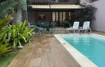 Casa com 4 quartos à venda na rua mata da tijuca, 00, bosque de barão geraldo, campinas, 224 m2 por r$ 1.290.000