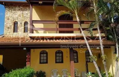 Casa em condomínio fechado com 4 quartos à venda na rua antônio joão tonella, 000, bosque de barão geraldo, campinas, 266 m2 por r$ 900.000