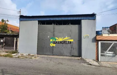 Galpão para alugar, 300 m² por r$ 8.337,94/mês - vila são josé - diadema/sp