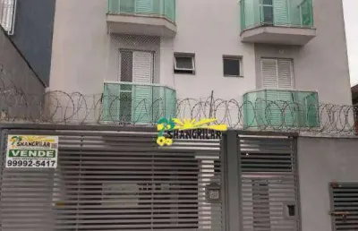 Cobertura com 2 dormitórios à venda, 110 m² por r$ 450.000,00 - vila luzita - santo andré/sp