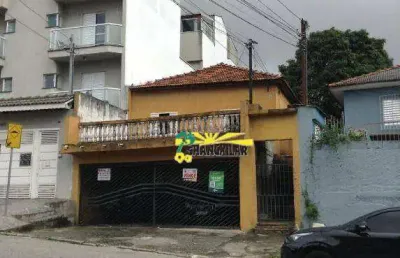 Terreno 430m² c/casas antigas à venda por r$ 1.300.000 - parque oratório - santo andré/sp