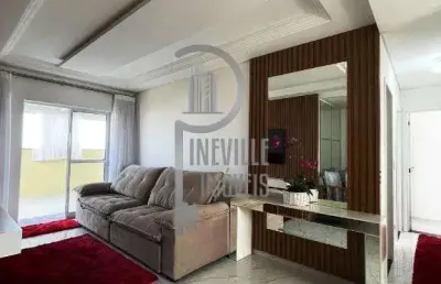 Cobertura de luxo com 3 dormitorios no centro de pinhais