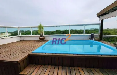 Recreio gleba a | excelente cobertura linear com 154m²