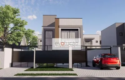 Casa em condomínio fechado com 3 quartos à venda na Rua Elizabeth Jane Brown, 25, Uberaba, Curitiba